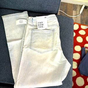 Men's Light Gray Jeans